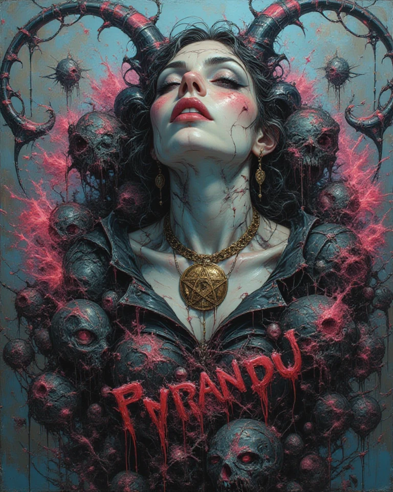 Woman body set large breasts(best quality, highres, ice skull:1.1), A girl with a body made of lava, featuring a Dracula Orchid pattern. (best quality, ultra-detailed), (realistic), vibrant colors, intense lighting, lava-like texture, hauntingly beautiful composition, surreal atmosphere, contrasting dark shadows, mesmerizing glow, detailed facial features, flowing lava tendrils, fiery eyes, ethereal presence, intricate floral patterns, mysterious aura."