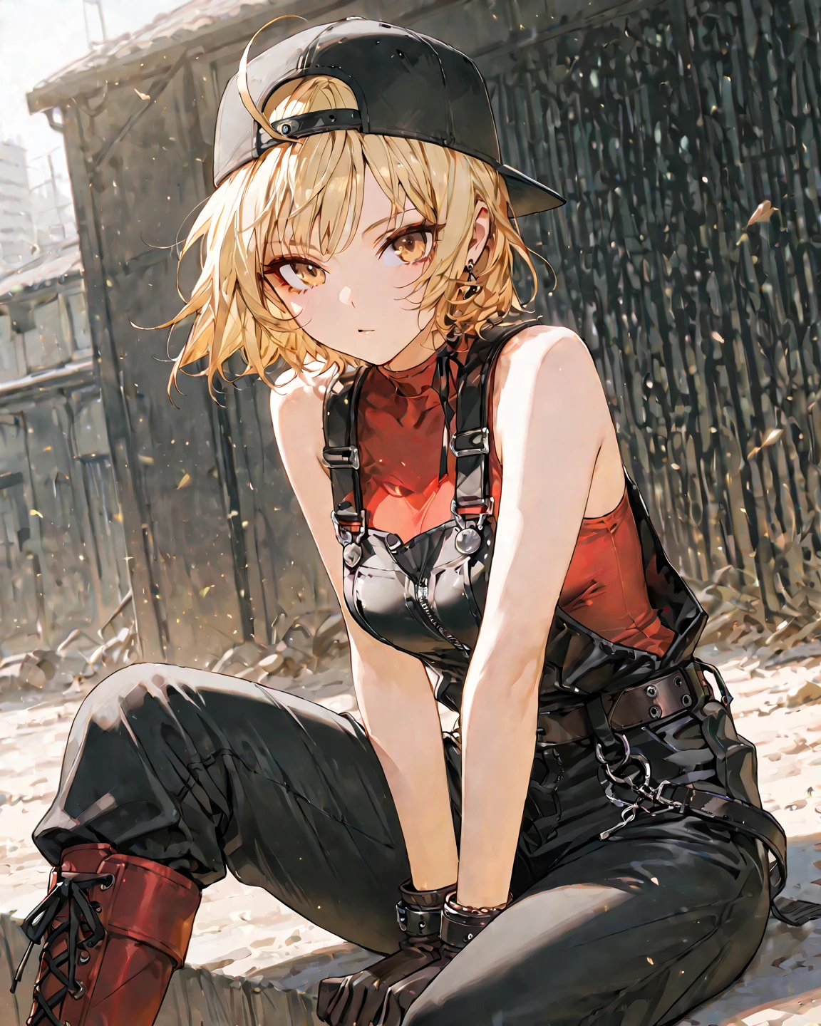 masterpiece, best quality, <lora:arknightsVERMEIL_v10:1>,