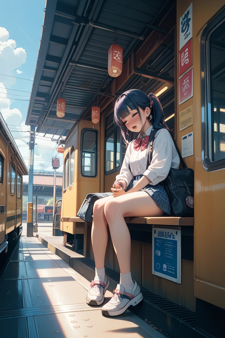 A Japanese Girl Masturbating Naked At The Train Station SeaArt AI a-japanese-girl-masturbating-naked-at-the-train-station-seaart-ai