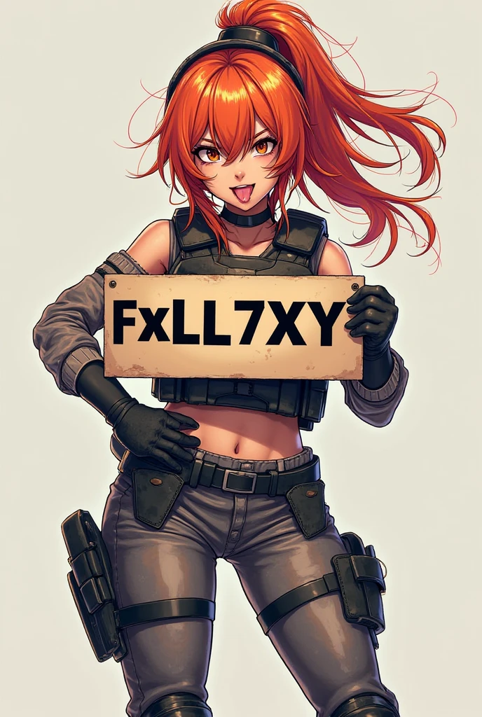 Green military logo with a busty Waifu and the word Heer