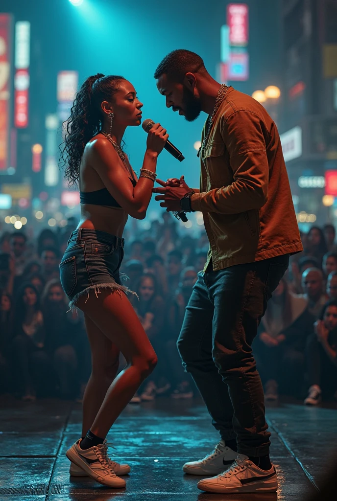 Dj song image with boy and girl