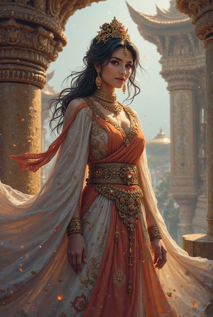 modelshoot style, (extremely detailed CG unity 8k wallpaper), full shot body photo of the most beautiful artwork in the world, stunningly beautiful photo realistic cute young lady in most fashionable outfit, big breast, professional majestic oil painting by Ed Blinkey, Atey Ghailan, Studio Ghibli, by Jeremy Mann, Greg Manchess, Antonio Moro, trending on ArtStation, trending on CGSociety, Intricate, High Detail, Sharp focus, dramatic, photorealistic painting art by midjourney and greg rutkowski