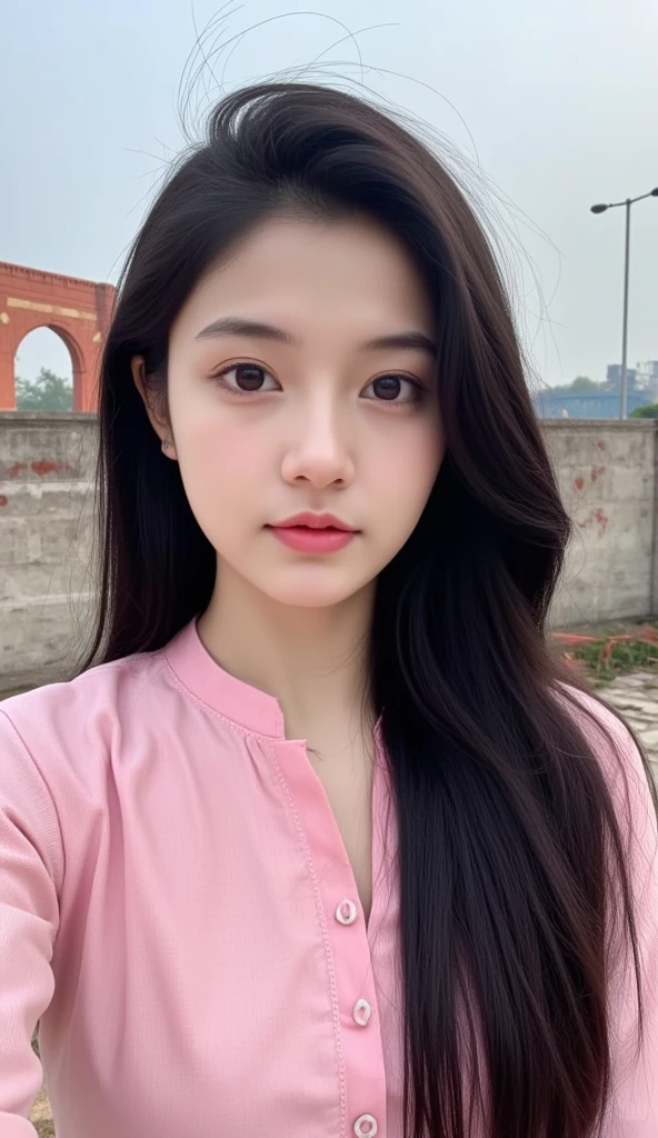 beauty asian girl, selfie
