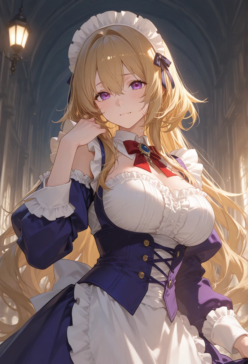 masterpiece, absurdres, best quality, ultra detailed, high Resolution, detailed illustration, bright colour, (extremely beautiful detailed face and eyes, Delicate beautiful face, 1 girl, cute face:1.3), (magenta eyes:1.1), sparkling eyes, big eyes, medium breasts, (perky breasts:1.1), (pointy breasts:1.1), medium hips, glamorous body, white skin, BREAK, long bob cut, (blonde hair:0.8), messy hair, detailed hair, shiny hair, BREAK (undressed, steampunk, Lolita Fashion:1.5), (vagina, rape:1.3), perfect lighting, (embarrassed:1.5), (???????, vulgarity:1.5), (trembling:0.8), Whole body,
