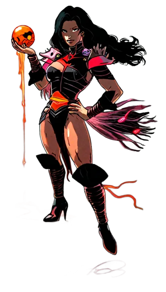((1woman)) whole body, standing, gray skin, drow, elf, 1 girl, maduro, purple eyes, by white, black bikini, ABS, Large knockers, tattered rags, chain collar, stomach tattoo (red tattoo)