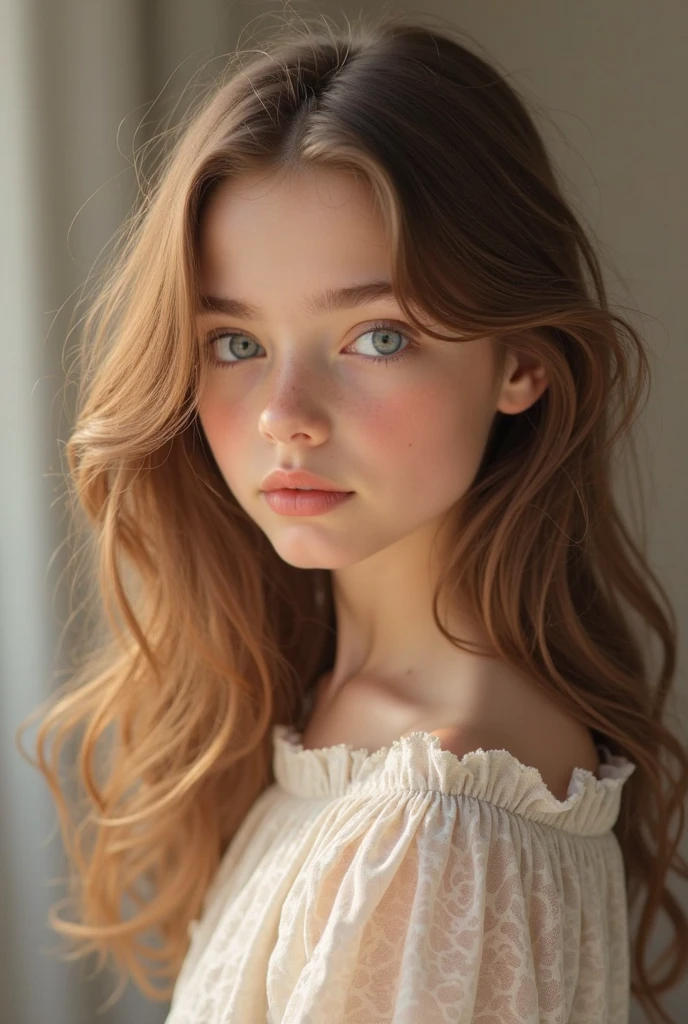 best quality, (realistisch: 1.2), 女の子1人, Teenager, rotes Haar, green eyes, white skin, Vorder-, detailliertes Gesicht, gorgeous eyes, Studiofoto, Schwarze Dessous