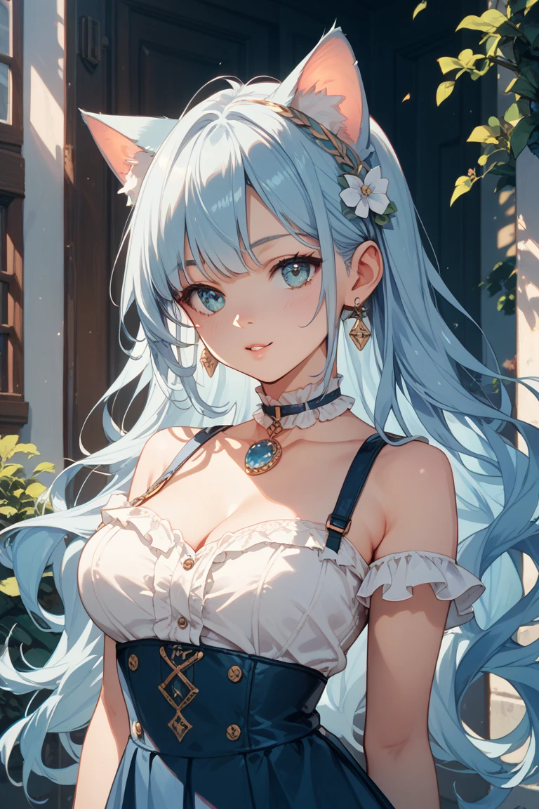The Fox Queen is a fictional character that can have different characteristics depending on the context. However, in general, the fox queen can be described as a powerful and cunning creature that rules its territory or tribe. She has a sharp mind, cunning and the ability to manipulate other creatures to achieve her goals. The fox queen can also be depicted as beautiful and graceful, but also treacherous and dangerous, big breasts, fantasy, magic, detailed almond-shaped eyes, long eyelashes, makeup, manicure, detailed pupils and cornea of the eyes, fabulous forest, intricate detailing, cowboy shoot, sexy body, Belle Delphine?