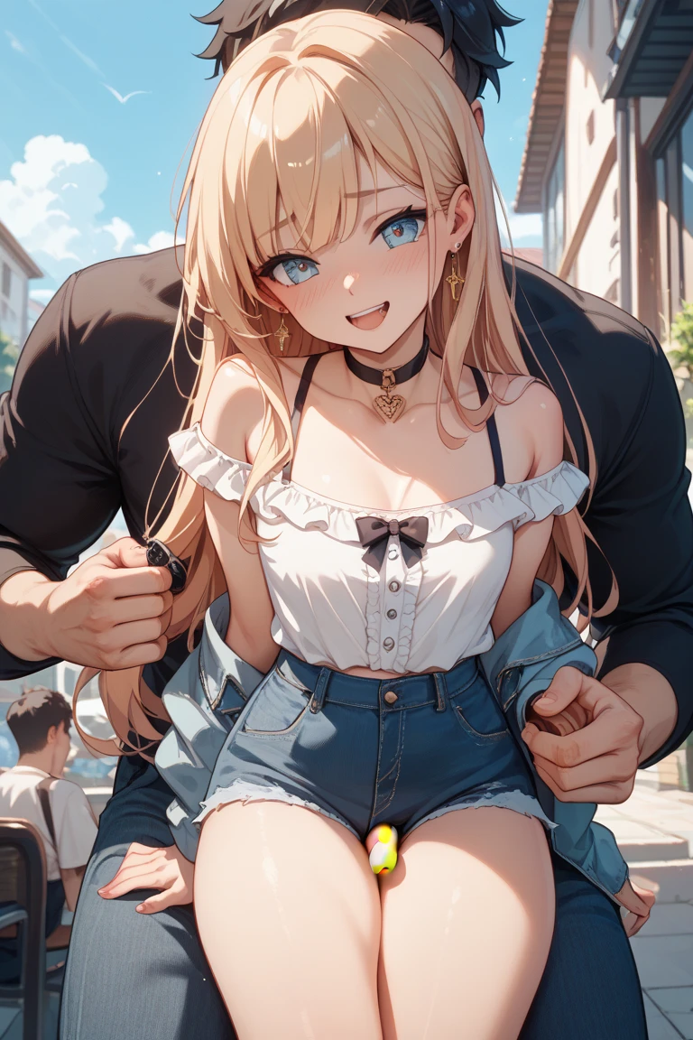 (best quality, masterpiece, uncensored, high quality, ultra detailed, extremely detailed CG, beautiful face, beautiful eyes), solo, (1girl, (((mustard hair, streaked hair, Hair Flaps, chignon)))), (((((denim dress, collar, clothing aside, see through))))), (((((extremely awesome detailed deep-silky-healthy-lackwarm-foundational-baby face))))), nsfw, peeing, pussy, skindantation, hiqcgbody, (tan), (outdoors, alley:1.2), masterpiece,best quality,(size difference:1.4),(huge male necromancer,(monster:1.3),vampire standing:1.3), meatshield style and (1girl) and (monster sex), motion lines,(suspension,reverse suspended congress),(absurd stomach bulge), collar, chain,cum, penis, tears, small breasts, nipples,large insertion,teeth, bound, bdsm,rolling eyes, vaginal,bondage,navel, tongue, open mouth, crying with eyes open, pussy, ahegao, tongue out, spread legs, (legs up),restrained, testicles,fucked silly, cuffs, nude, black collar,veins,arms up, (eerie atmosphere, horror theme), suspenders, (extremely awesom e detailed and ribbon:1.3),(extremely awesome detailed deep-silky-healthy-lackwarm-foundational-soft-skin:1.1), (extremely awesome detailed gleaming skin), (extremely awesome detailed pretty face, extremely awesome detailed eyes, extremely awesome detailed shiny hair:1.2), (embarrassed, closed mouth:1.4), extremely awesome detailed dynamic lighting, extremely awesome detailed caustic, extremely awesome detailed deep shadows,(best quality, highres, absurdres, extremely awesome detailed CG unity 8K HDR wallpaper, perfect anatomy:1.1),(extremely awesome detailed realistic, extremely awesome detailed 3d:1.0)