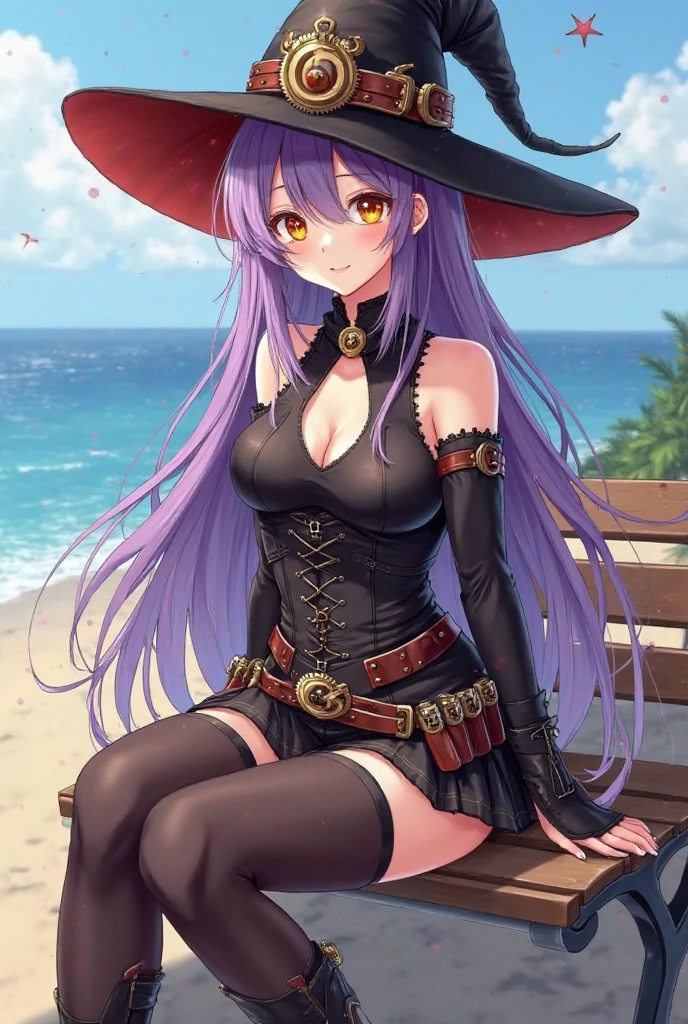 Sexy Wizard Loli, wizards Hat, Masterpiece, Ultra Resolution, 8K, HDR, Ultra Detail,