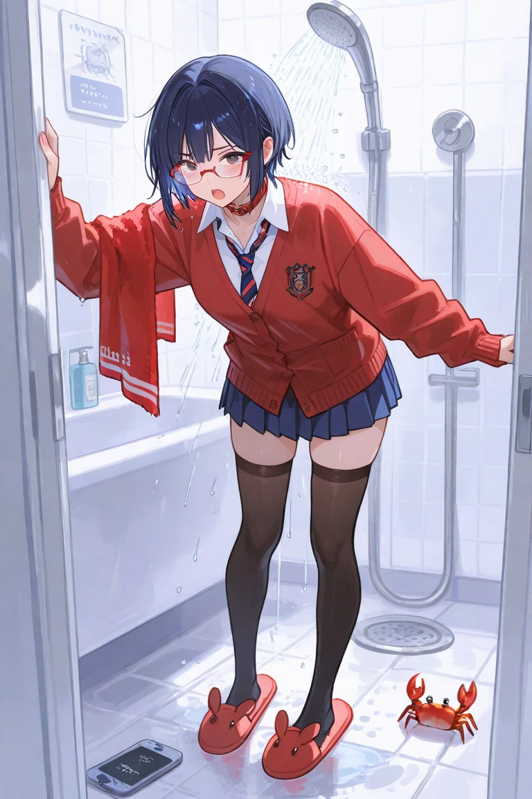 girl, seifuku, no panties, bottomless, from below, pussy, pussy juice, pussy juice string, pussy juice puddle, school, blackboard, chalk