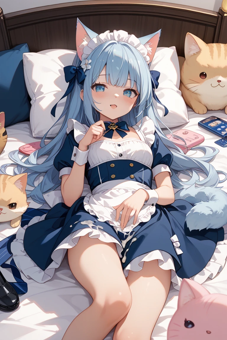 masterpiece, best quality, novel illustration, highres, 18+ mature content, sensual, intimate, emotional, passionate, romantic, sweet, endearing, innocent, pure, captivating, alluring, enticing, mysterious, enchanting, captivating, immersive, mesmerizing, dreamlike, surreal, imaginative, whimsical, artistic, avant-garde, timeless, elegant, sophisticated, chic, refined, unique, original, mesmerizing,1girl,deltamon_beta, solo, blue eyes, thighhighs, animal ears, bare shoulders, blue tail, earrings,detached sleeves, green hair, sleeveless, cat ears, bag, white thighhighs, cat tail,pink backpack,pink randseru,Lavender Lace: A lavender lace dress with a Peter Pan collar, paired with ivory tights and Mary Jane shoes.,Cherry blossom viewing, Azalea, Satsuki, Azalea blizzard,
Rest ((Avoided by ((kitten)), crying face))