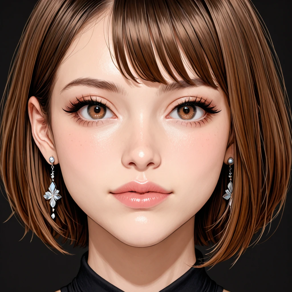 1girl, portrait, bangs, short ponytail, square neckline, choker, two-tone hairband, ((happy)), hands on own face,
AnjelikaV2
