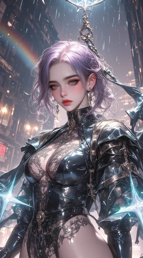 A Pixar style cat wearing a full black silk wrapped Spider-Man costume, cyberpunk dragon mech, fairy dragon texture, transparent helmet, bright eyes, {steel jungle background}, detail portrayal, master, mecha reflective, advanced rendering, sharp, mecha integrated with the body, clear bones, blood flow, delicate facial features, gradient, liquid rococo fractal, Artgerm, ((dragon scale armor, clear dragon scales)), (realistic style), solo, hyperdetail , the skin is covered with a faint gray smoke, covered with silvery-white diamond-shaped scales, claw rings, silk, charm, big and bright eyes, fluffy tail, furry cat's claws, character concept, rainbow light, in the art station, matte painting, fairy tale, charming, Unreal Engine 5 and Cintan rendering ureal realistic, 8k, HD,