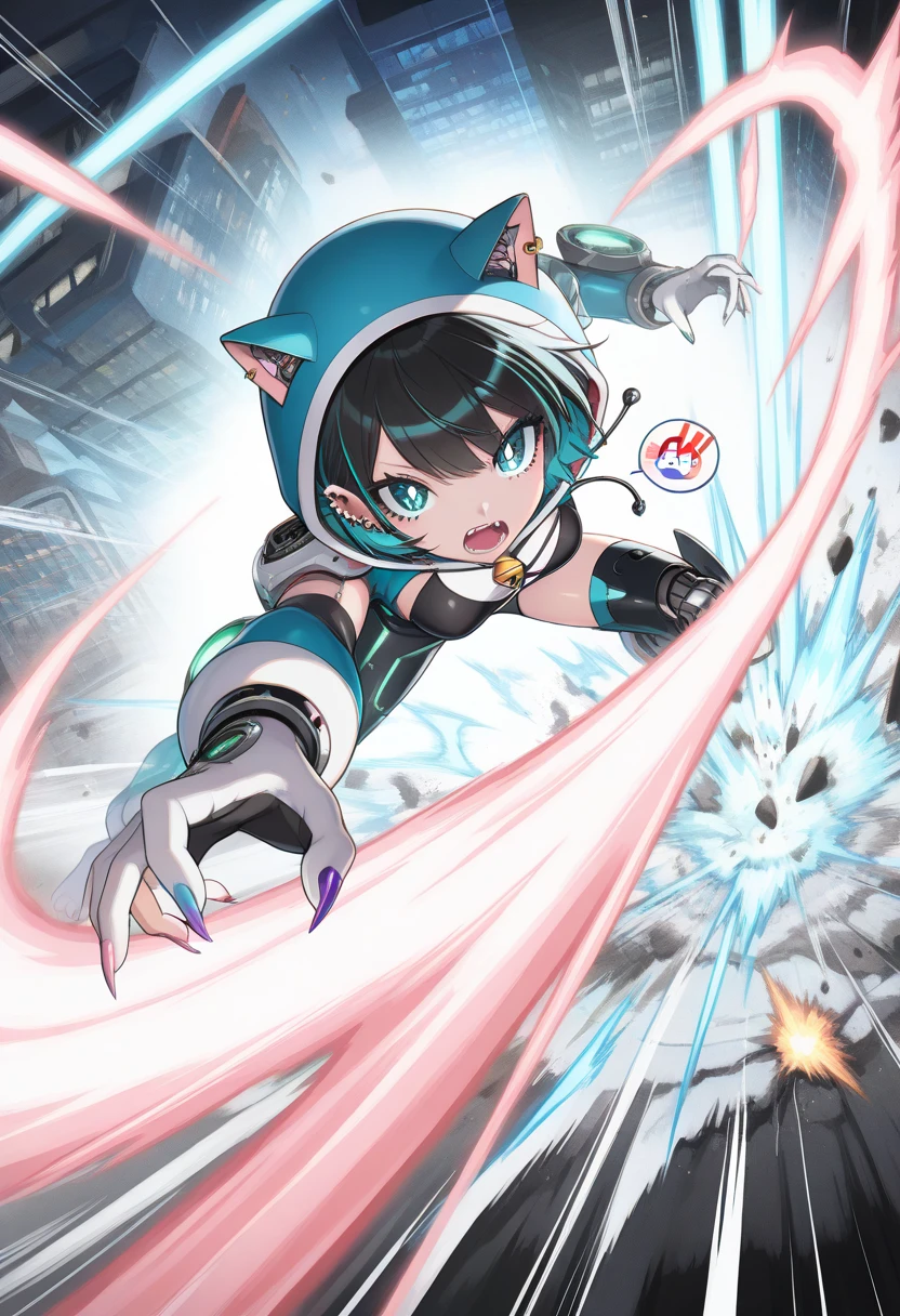 <lora:Cat_Planet_Cuties:0.6>,Melwin,smile, dynamic pose, cat girl
