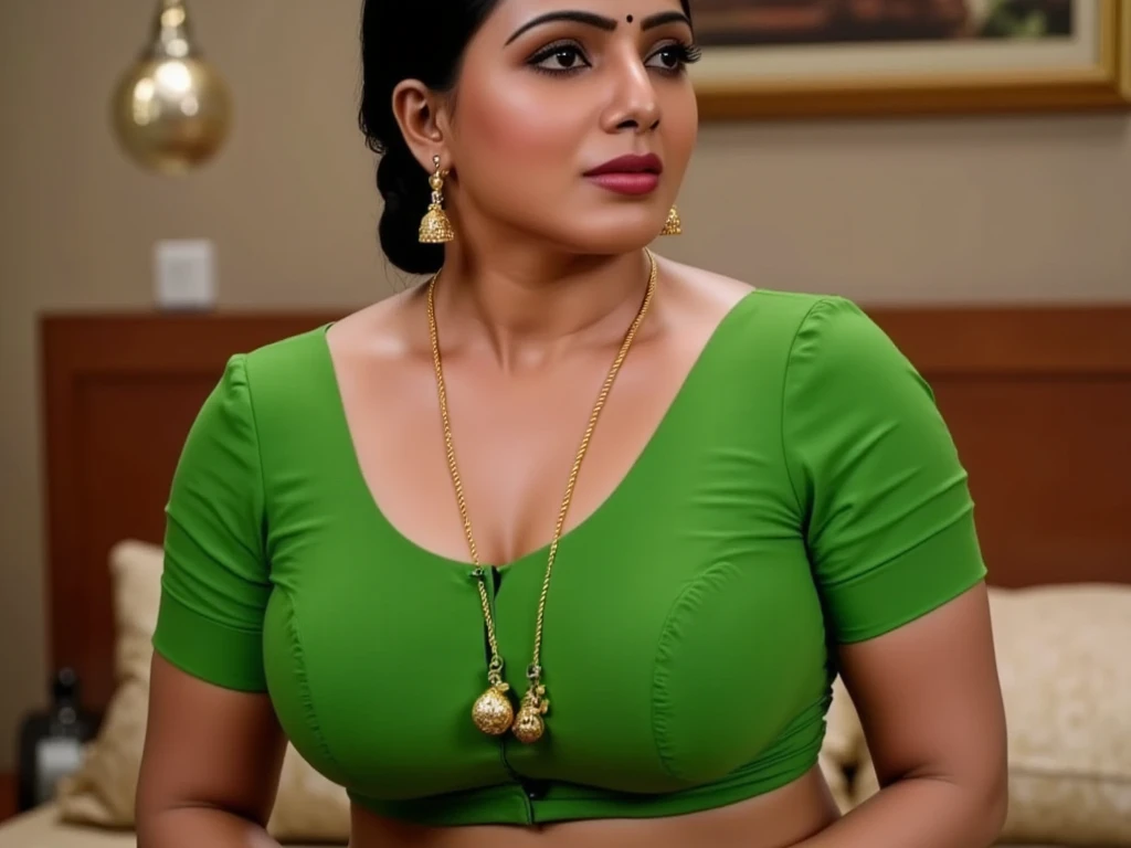 Sweaty Indian milf aunty , showing cleavages and nipples in bending down, beautiful face, giant breasts soaked in sweat, super tight blouse, erotic, seducing, saree, tron blouse, sexy facial expressions , indian traditional outfits, boobs valley, closeup photography, prime lens cinematic, professional