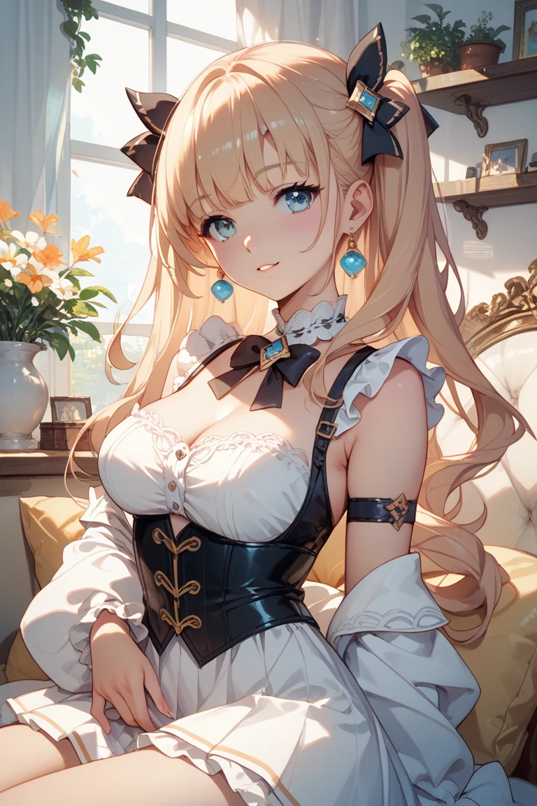 ((Highest quality)),(Ultra-high resolution),(Very detailed),(Detailed Description),((Best Photos)),(masterpiece),Very detailed art,The art of astonishing depiction, (One Woman:1.5),Laughter,Bunny girl:1.5,Rabbitの耳,Fishnet tights,A bow tie,Rabbit&#39;tail, Side view 、(topless:1.9)、(Nipplesを見せる:1.2、Areolaを見せる:1.2)、(Nipples:1.3)、(Areola:1.5)、(blush:1.5)、