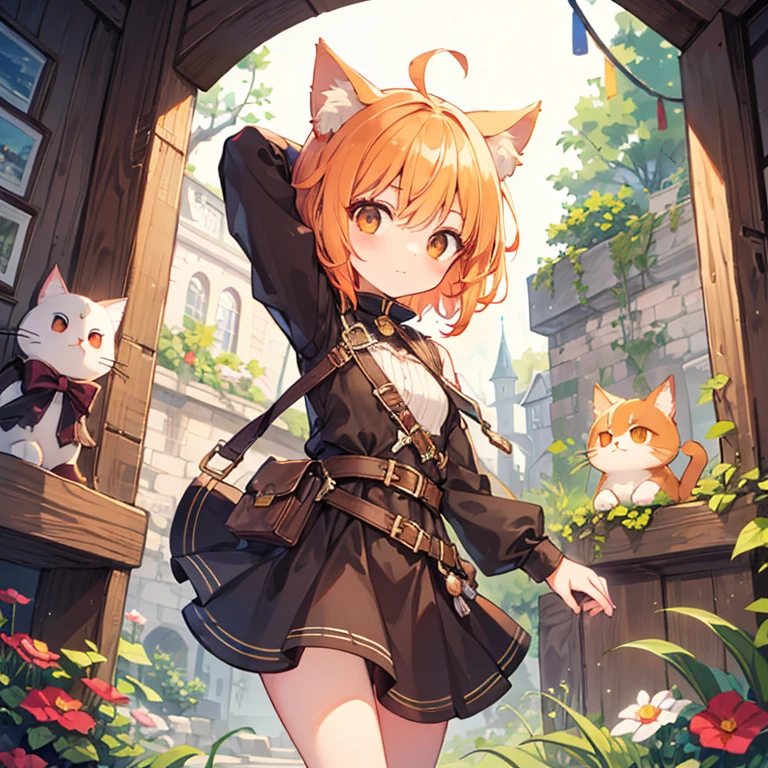 best qualtiy,(kawaii:1.1),(adolable),(A high resolution:1.2),Incredibly Ridiculous res:1.3,Incredibly Fine Illustrations,cute female child,whitestocking
