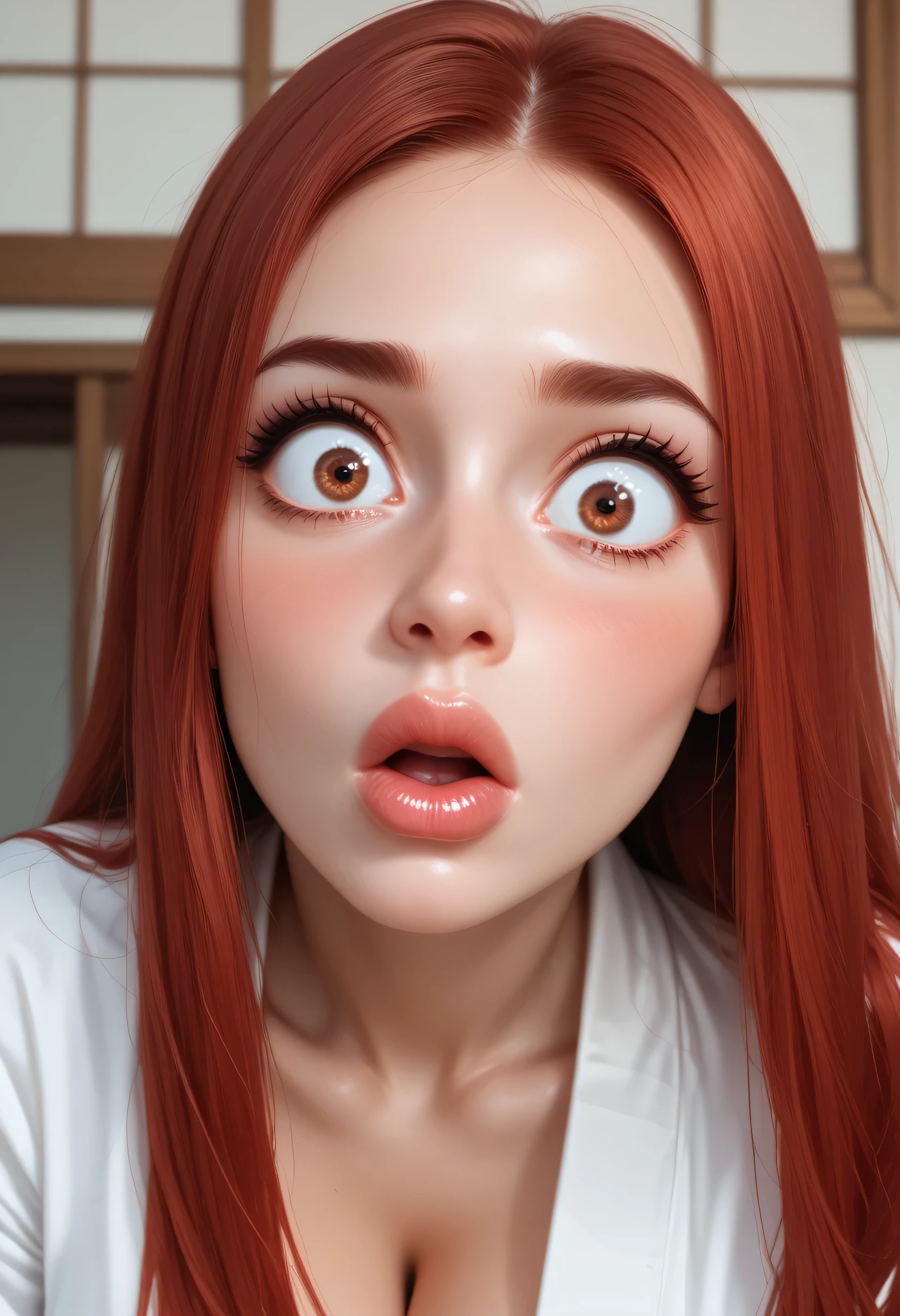 Gqnzer face from crystal ball mix pixai version everything else is the same only that you see a whole girl person is different