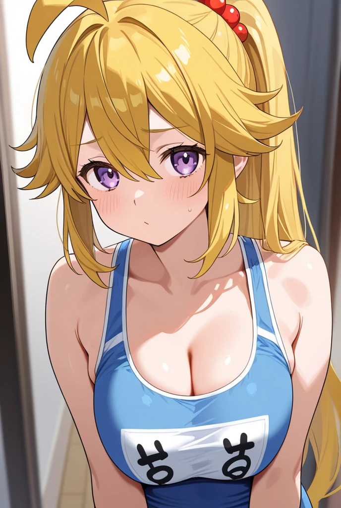 nsfw:1.2,prison,blonde,Braid,blue eyes,Big Breasts,blush,Sweat,Sloppy face,light purple leotard,Super High Leg Cut,barefoot,Face down,Lying down,Sticking out tongue,saliva,looks happy,tickle,joy,shy,tears,Ahegao:1.5,Overflowing Sex Fluids、((vagina、SEX、1 Strong Man))、Large penis insertion、Dynamic pose、Roll one's eyes、Nipple protrusionissionary position, spread legs:1.5, legs up:1.2))、bangs、((Lying on your back:1.5))、Hair pulling:1.2、Hair being grabbed:1.5、Saliva:1.5