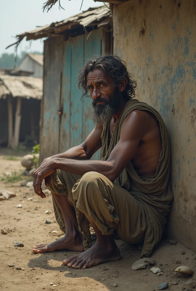Create an indian man pooping on streets