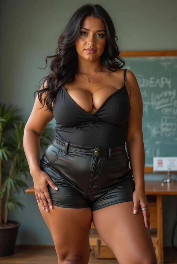 GORGEOUS LIGHT SKIN EBONY woman smilingly broadly