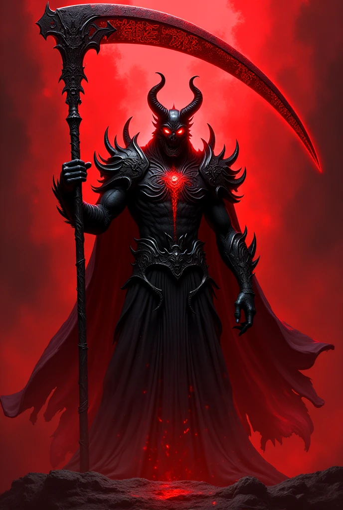 Decaying lich king, holding an evil scepter, skull, wearing a black and red holy robe, wearing a necklace of bones, skull, <lora:Moommst-02:1>