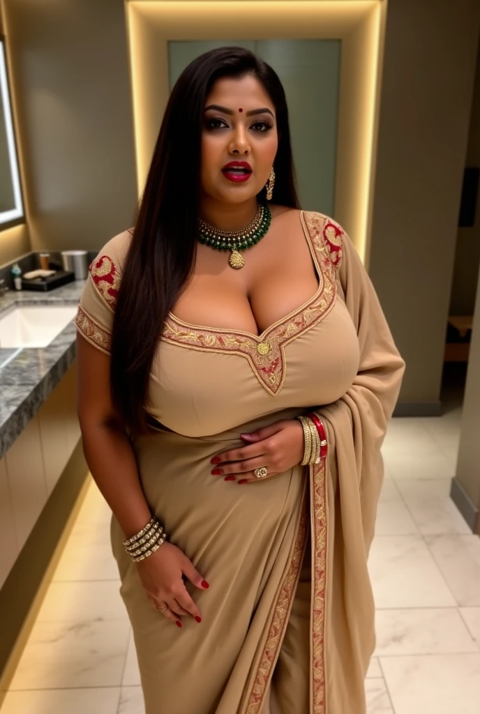 Busty (bbw) indian mom body with bg ass shalwar kameez black