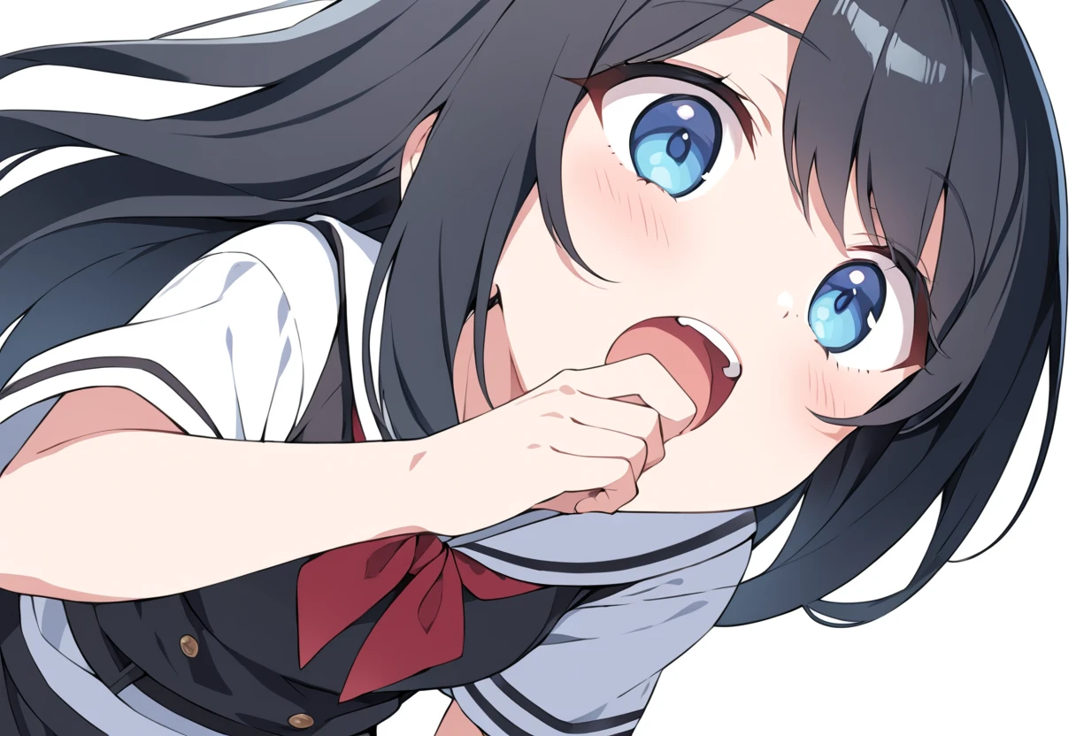 score_9, score_8_up, score_7_up, source_アニメ, masterpiece, 1girl, (watawork), blue eyes, black hair, long hair, bangs, hair ornament, hair flower, pink flower, Full Body, Primary school students、indoor, Open your mouth, Black Hair、Shiny Hair, work, Highest quality、skirt open、Long wide skirt、White panties、cute、blush、Watery eye、Sex、Creampie、Drooling pulls a thread、(Semen overflowing)、Cum String、(A lot of semen)、Penis insertion、Wet、Anime H、Anime Images, Violent Rape、Trembling、(One man), Browsing Caution, Insert the big penis、(uterus at viewer penis inserted into pussy from cross section looking through)