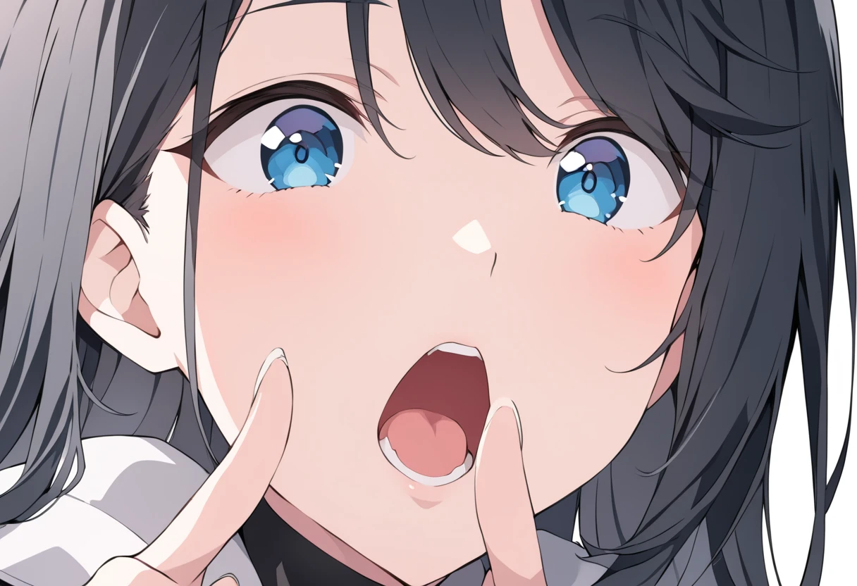 ( shibuya rin, girl, pov, veiny penis, open by self), (cinematic lighting), blurry foreground,