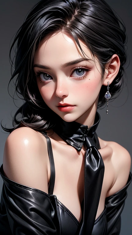 black hair, Surrealism, 8k, super detail
