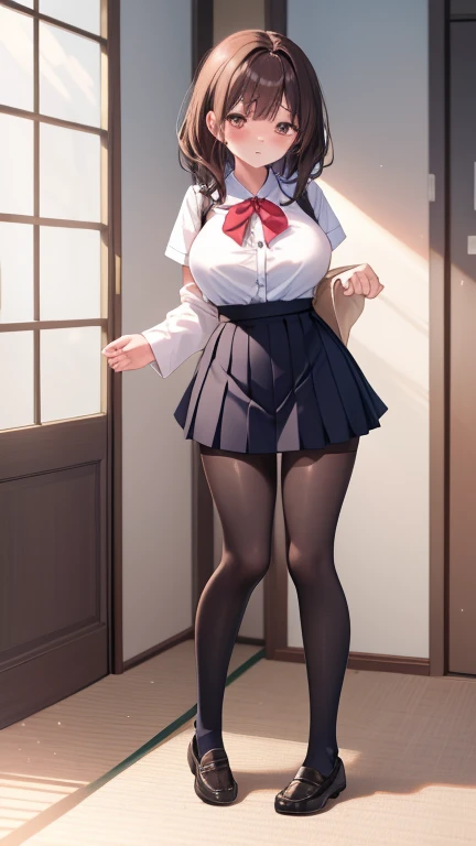rintohsaka, rin tohsaka kyockcho, aqua eyes, (black hair:1.5), hair ribbon, long hair, ribbon, sidelocks, two side up, (parted bangs:1.5),
BREAK black skirt, black thighhighs, long sleeves, miniskirt, pleated skirt, (red sweater:1.5), skirt, sweater, thighhighs, turtleneck,
BREAK indoors, classroom,school,
BREAK looking at viewer,
BREAK (masterpiece:1.2), best quality, high resolution, unity 8k wallpaper, (illustration:0.8), (beautiful detailed eyes:1.6), extremely detailed face, perfect lighting, extremely detailed CG, (perfect hands, perfect anatomy),full body, upskirt, showing panties,sexy panties,