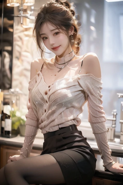 (((whole body 1.4)))Highly detailed CG Unity 8K wallpaper, highest quality, Super detailed, masterpiece, realistic, photo realistic, Highly detailed cute girl, 20-year-old, Height: 168cm, (skirt lift), ((skirt lift by myself)), Cute white kids panties , blush, parted lips, looking at the viewer , skinny, wearing a shirt,open shirt,Cute white bra showing, indoor , short hair、thin legs