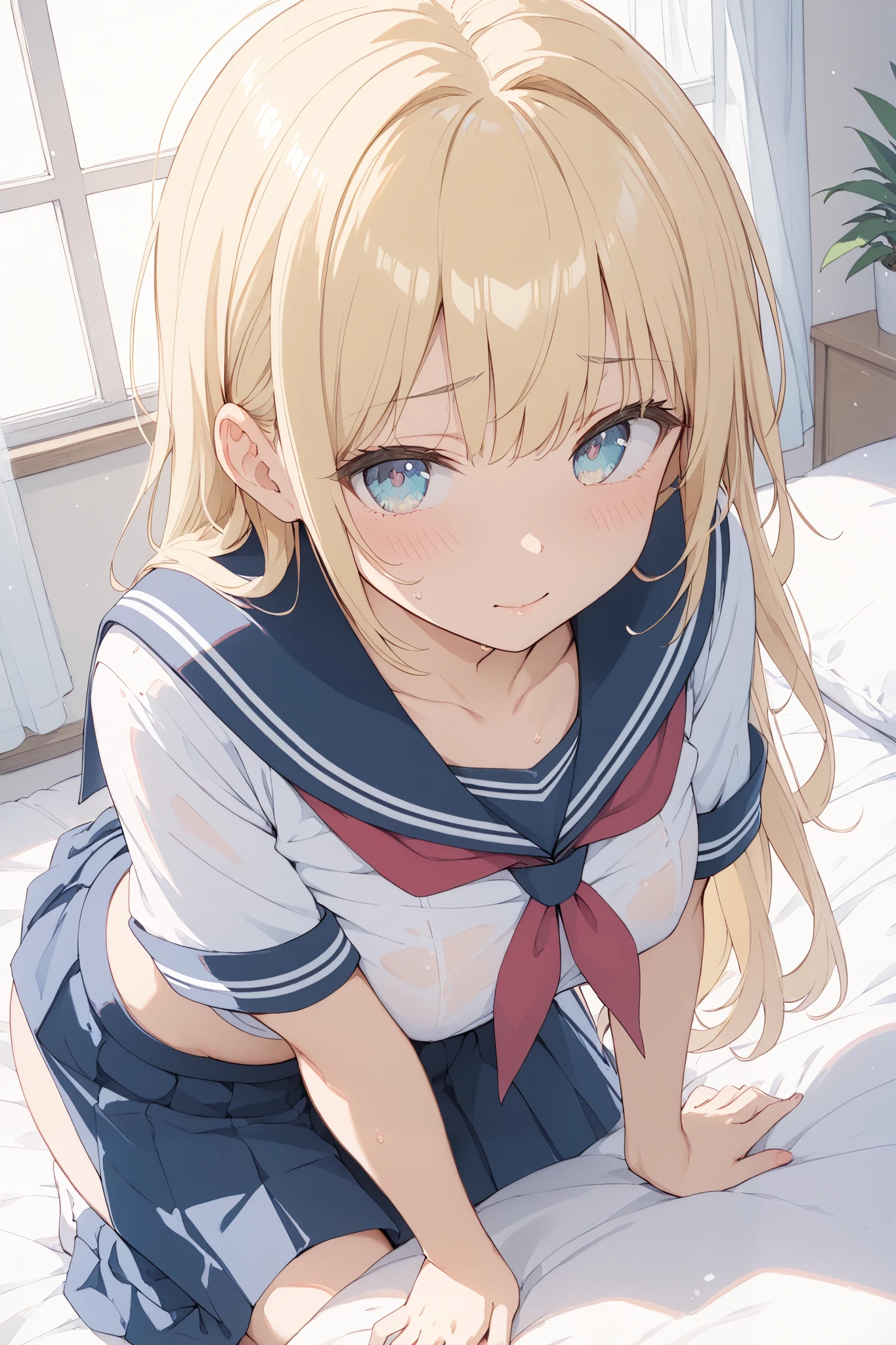 have sex with this girl、HIGH SCHOOL GIRLS、sailor suit、doggy style from mi、lift up the skirt、