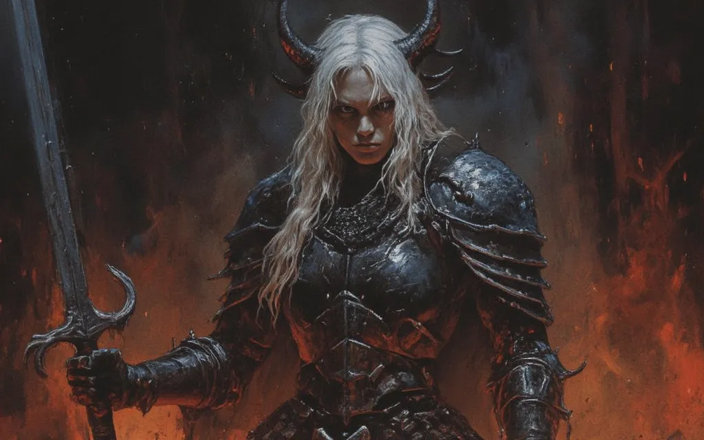 mid_shot,medium_shot, medium full shot, dynamic angle, dynamic composition
methurlant,digital illustration of a space viking warrior with glowing eyes looking straight at the viewer with a determined expression ready to kill, screaming
dystopian future captured in an image with intricate detail and ornate detail,
(atmospheric,surreal:1.2),gritty,cinematic,eerie,stylized,cybernetic,futuristic,
