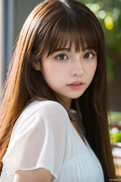 Little European Girl、Full nudity、Delicate adorable face、masterpiece、8K、Primitives、Professional photography、Depth of written boundary、farm、play、Random Pause、Fujifilm Style
