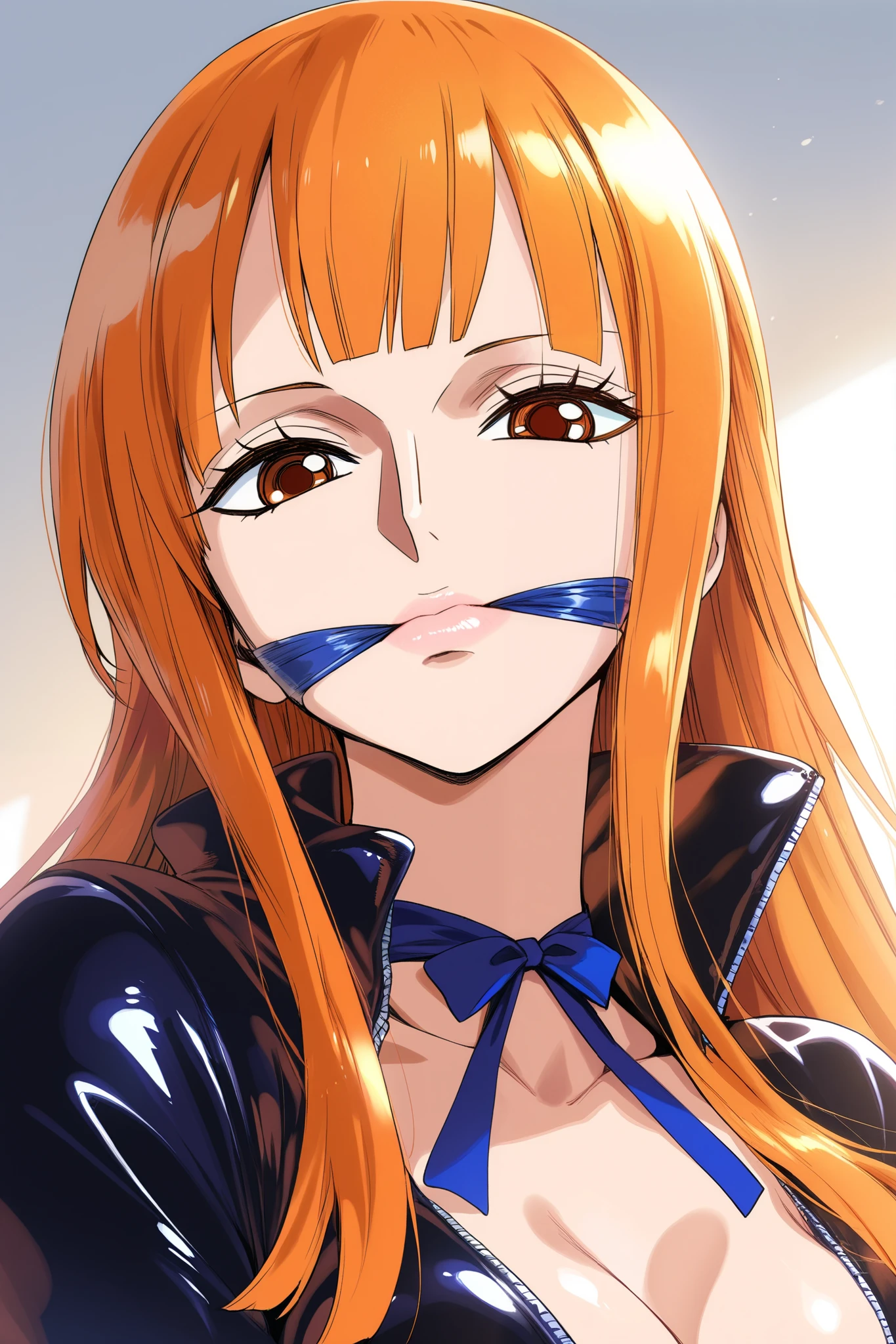 Nico robin tape gagged 