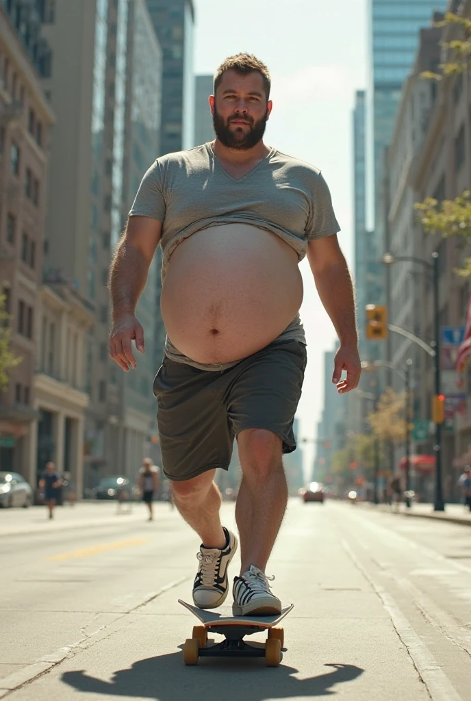Jorginho, a fat young man who is dating a beautiful and popular thin woman