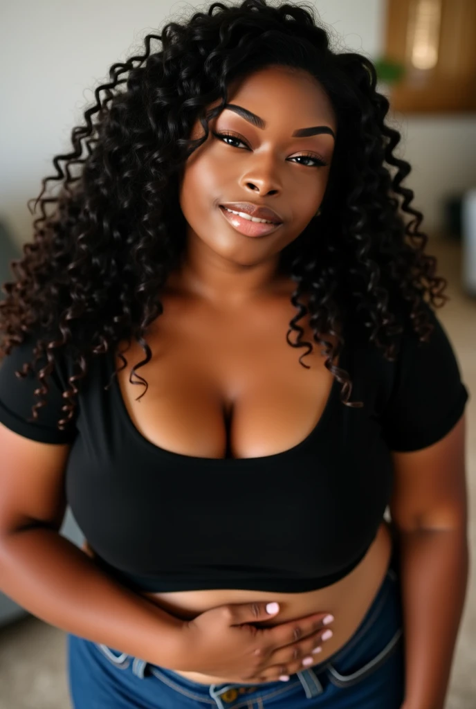 a young black mum, plus size woman posing in doggy style, about to be fucked, milk dripping from bodies, highly detailed, ultra-realistic, 8k, photorealistic, hdr, vivid colors, dramatic lighting, erotic, adult, sensual, intimate, ass pov