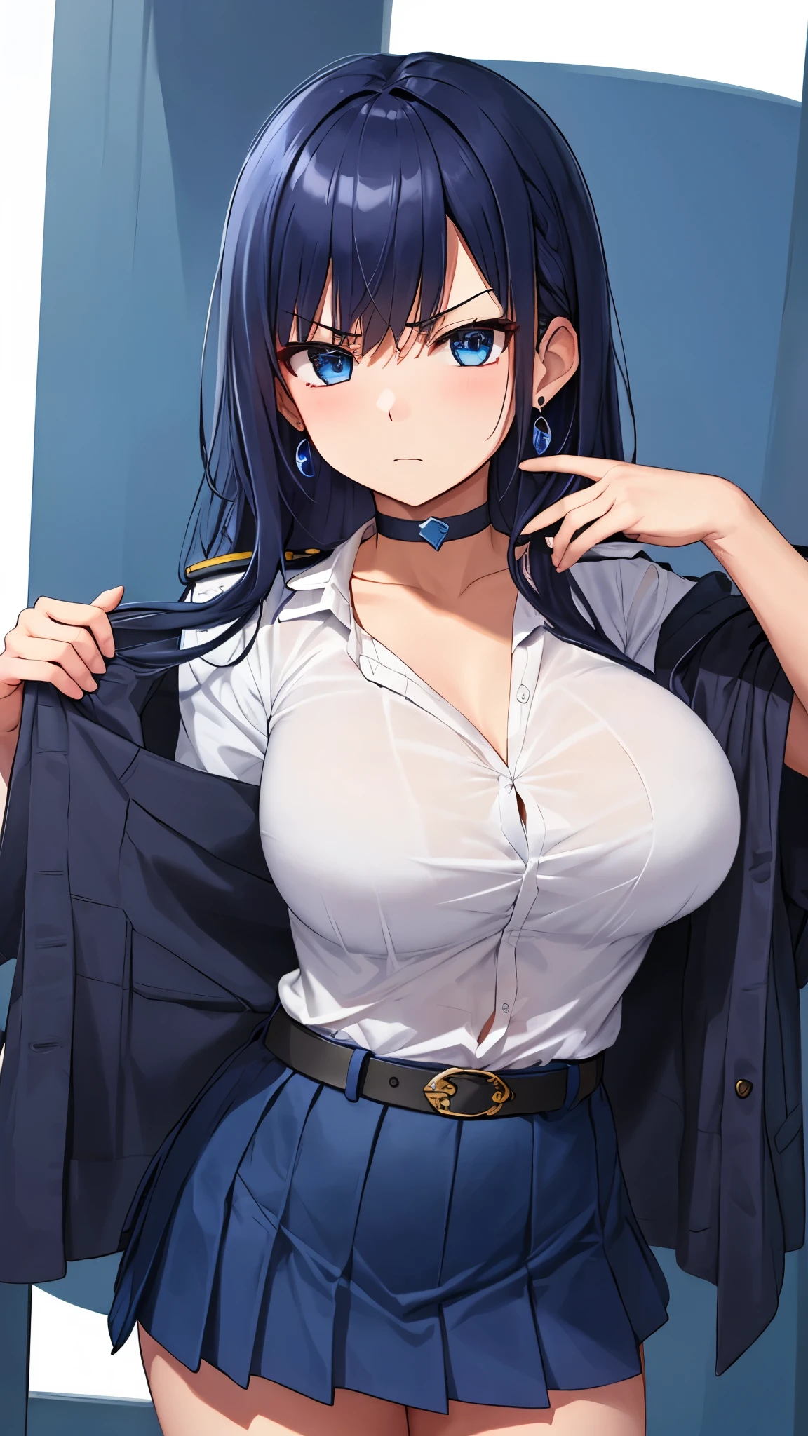 nicorobin, <lora:nicorobin-lora-nochekaiser:1>,
nico robin, black hair, blue eyes, hair slicked back, long hair,
BREAK (forehead:1.5), cleavage, collarbone, collared jacket, crop top, cropped jacket, blue jacket, (eyewear on head:1.5), floral print, high collar, jacket, midriff, navel, short sleeves, sunglasses, sarong,
BREAK looking at viewer, full body,
BREAK outdoors,
BREAK <lyco:GoodHands-beta2:1>, (masterpiece:1.2), best quality, high resolution, unity 8k wallpaper, (illustration:0.8), (beautiful detailed eyes:1.6), extremely detailed face, perfect lighting, extremely detailed CG, (perfect hands, perfect anatomy),
