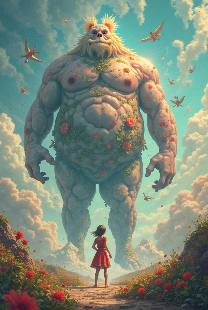 flower, kaiju human, woman