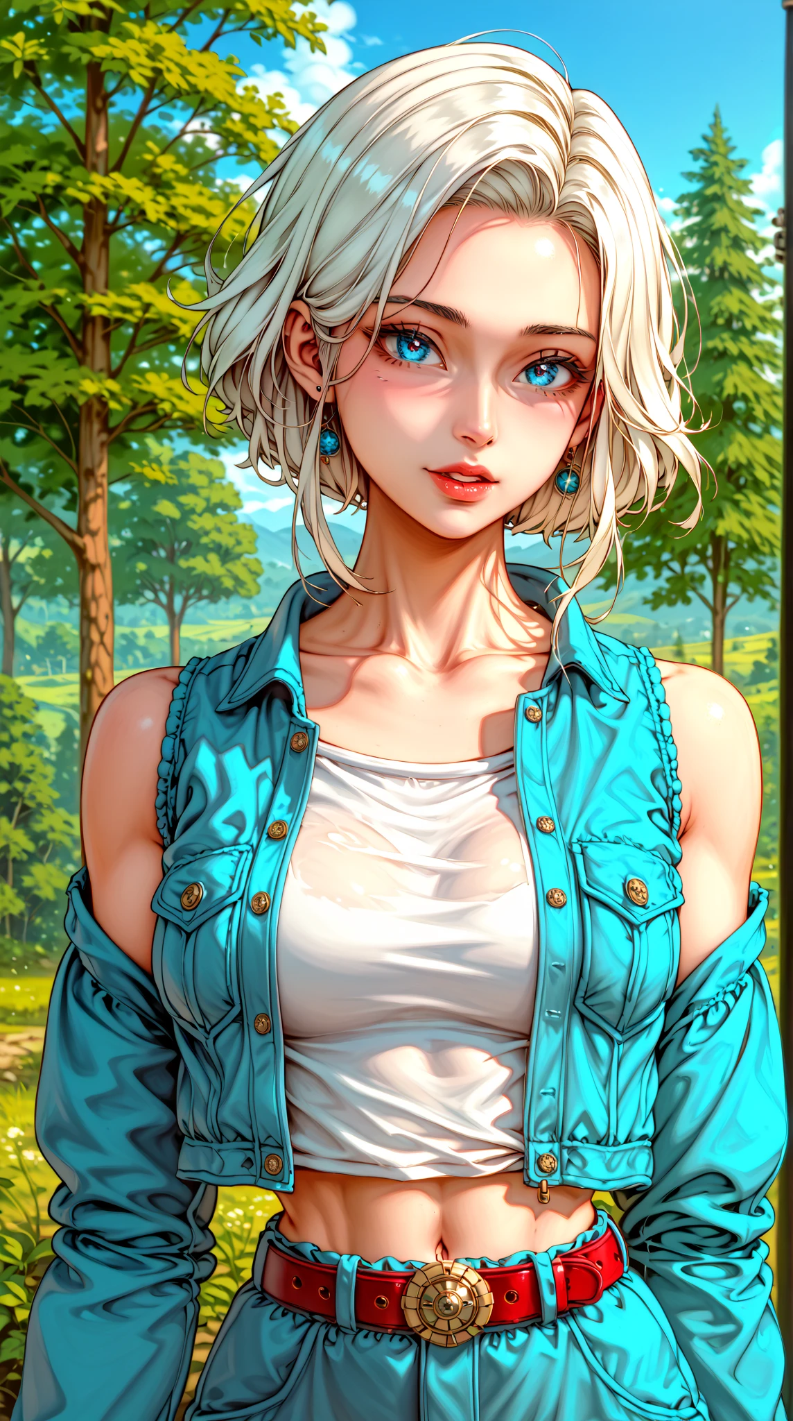 (masterpiece, best quality),  intricate details, 8k, artstation, wallpaper, official art, splash art, sharp focus,
(1girl:1.2),   
 <lora:marker:0.6> <lora:HitomiUzaki:0.8> HitomiUzaki, orange eyes, white hair, short hair, large breasts,