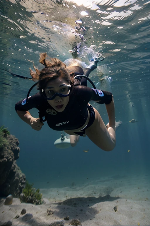 Diving Beauty