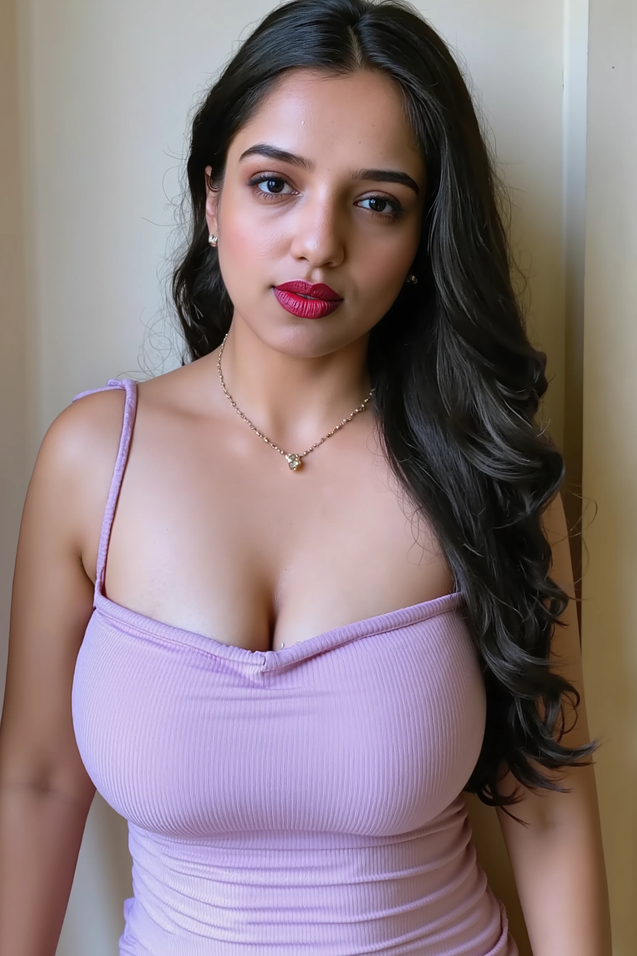 Trisha, face,office formal wear ,trisha krishnan,trks woman, (closeup),Best quality, realistic, ultra high resolution, 25 year old woman, average size, (((big cheeks, longer face))), fleshy , bedroom, selfie,(( beautiful fleshy face)), ((( ultrarealistic)))