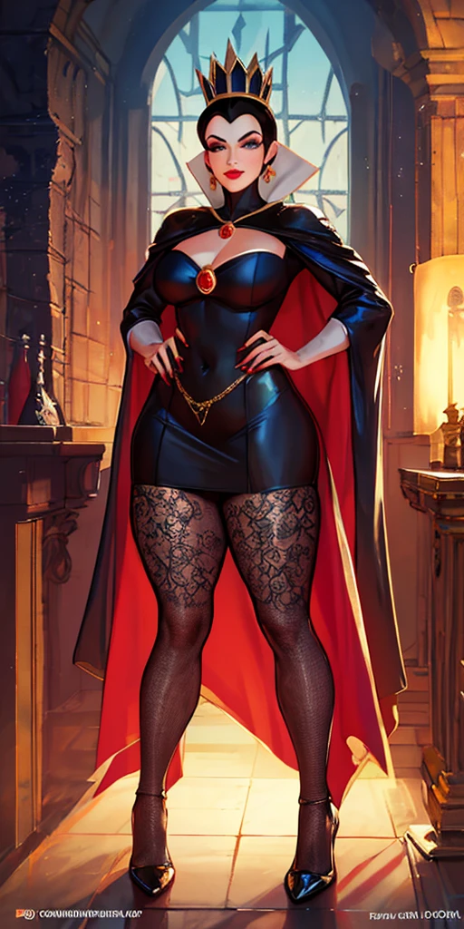 Vampir woman, curvy body, long legs, thick high, wide hips, beautifull vampir, sexy vampir costum, full body shot, night house