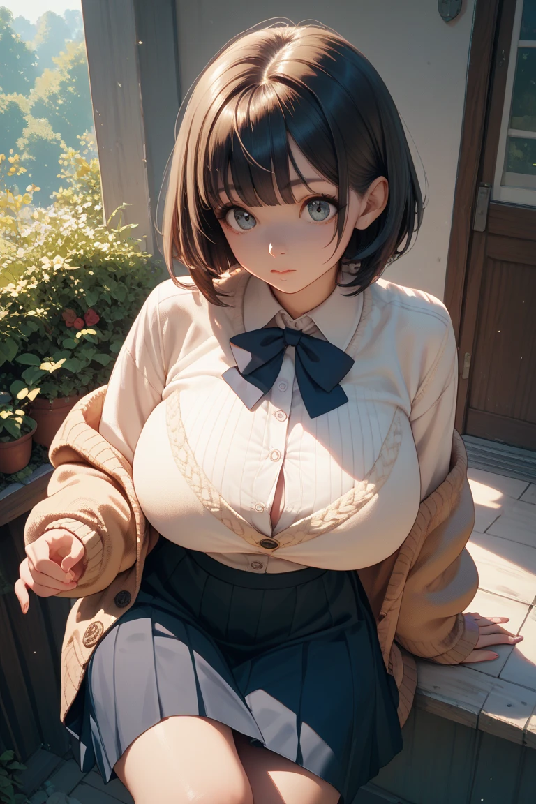 (nsfw), (moody lighting ,warm color:1.3),extremely beautiful japanese actress,(extremely neat wife, kawaii, mature, 25 years old:1.3),( docile,obedient, neat, kindly:1.3),(lovingly),(shyly, smile:1.15),( sexy body, beautiful body:1.3),(staring lovingly at viewer, looking at viewer, soft eyes:1.3), ( breasts bare, black sweater,checked skirt:1.2),(sexy panties, sperad legs), (ultra high resolution ,extremely cute face,extremely pretty eyes, extremely beautiful skin:1.3), (netorare,straddle the edge of the table, rubbing her crotch against edge of the table, having masturbation,affair, sweaty skin, on the office, midnight:1.3), (bob cut:1.3),( sweat, having masturbation,extremely beautiful face,beautiful breasts, large breasts, underboob:1.3),(detailed breasts:1.3),(detailed face:0.9),( from below:1.1), (female masturbation:1.3), (grabbing_own_breast:0.8), (in heat:0.2),(orgasm:0.2),(blush:1.45),(embarrassed),