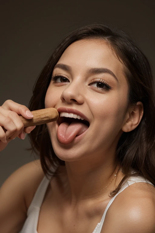 scatophile woman naked eat poop in this mouth