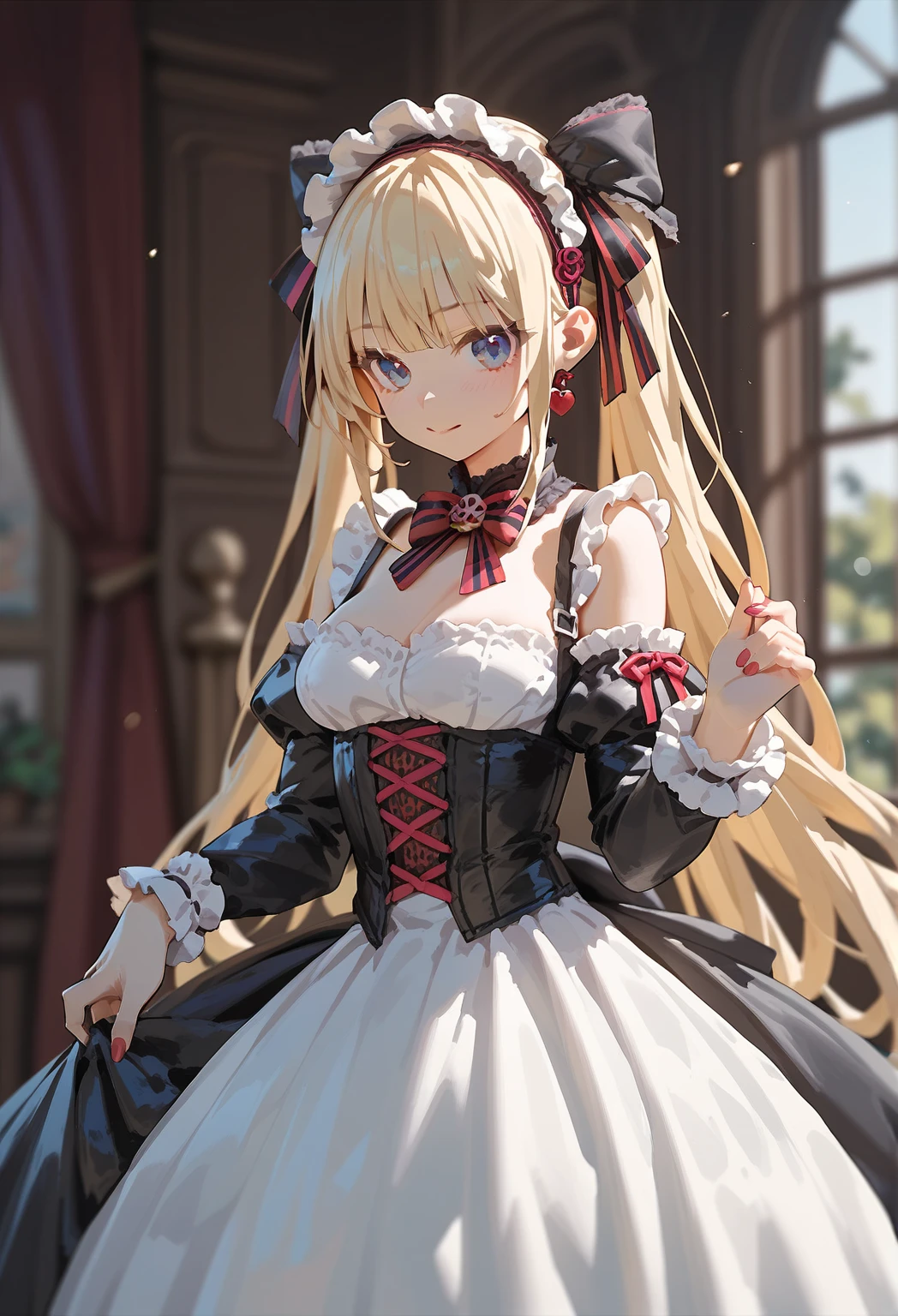 Beautiful girl plastic model