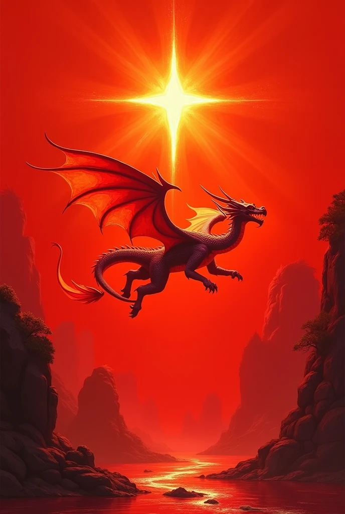 (masterpiece, Best Quality, Ultra-high resolution), dragon、Night Sky