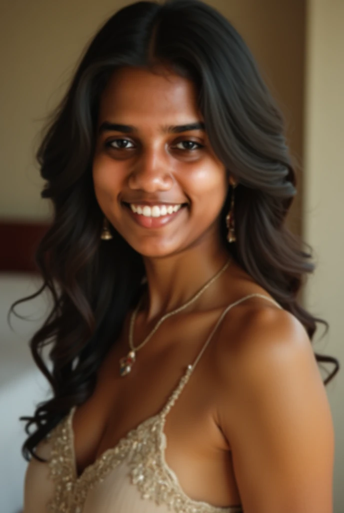 most beautiful Tamil girl nude realistic natural body natural lighting natural beauty natural natural pussy adorable body structure very long thick hair full nude sexy body Tamil girl giving hand job background village flower feald shine black hair