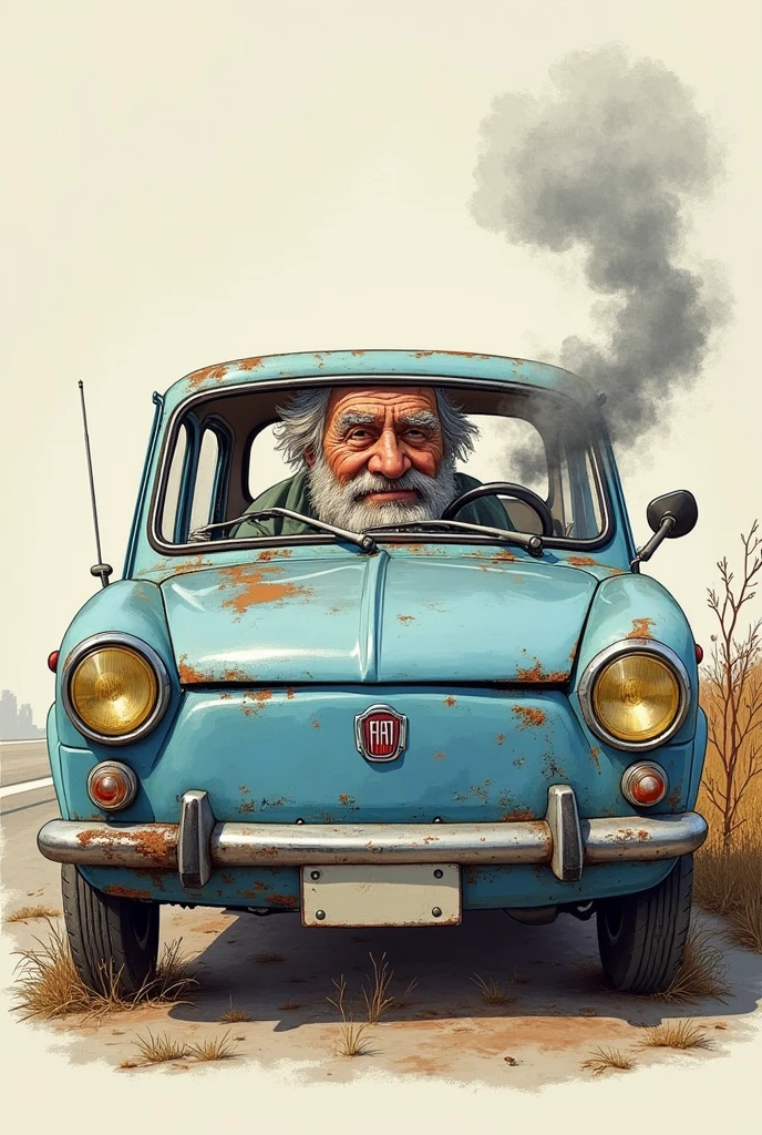 <lora:Eastman_Color_Style_XL:0.7> eastmancolor, 1950s, photorealistic, highly detailed, intricate, complex background, an old man, driving a convertable, smoking a pipe, p1p3, <lora:Wolvie_Concept_SmokingPipe_SDXL_v1.0:1>, pipe-mouth-hold